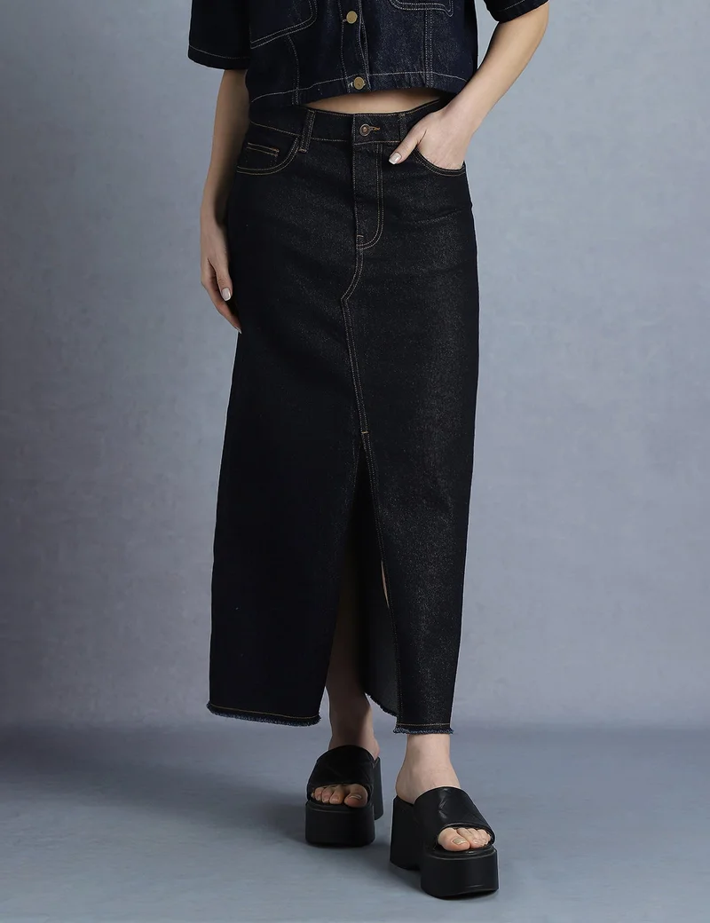 inkd Women Denim Skirt – Stretch Comfort Fit